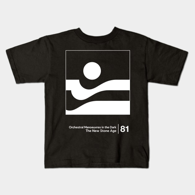 The New Stone Age / Minimal Style Graphic Artwork Design Kids T-Shirt by saudade